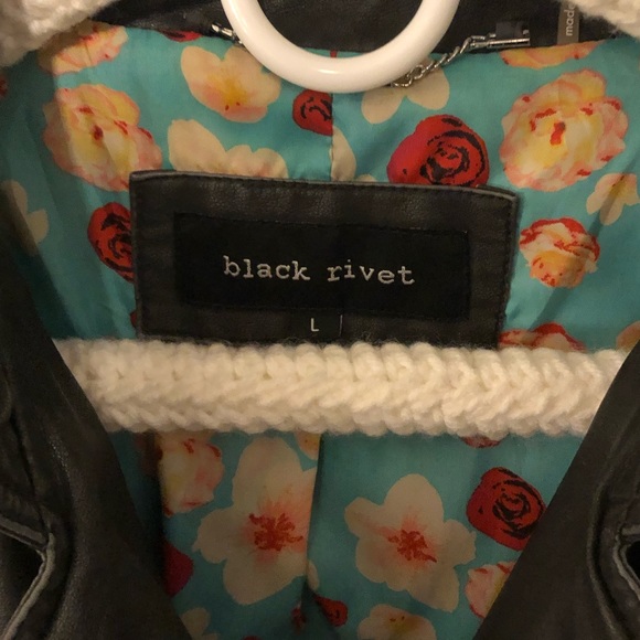 Black Rivet Designer Jacket - Picture 4 of 9